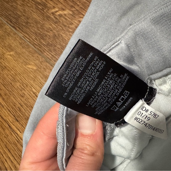 Express Pants Women's 8 Light Gray Skinny Mid Rise Business Professional - Picture 6 of 6